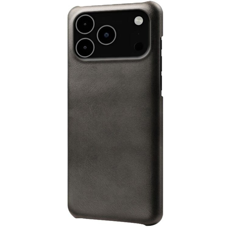 Захисний чохол Deexe Leather Back Cover для iPhone 18 Pro Max / 17 Pro Max - Black (423816B) Захисний чохол Deexe Leather Back Cover для iPhone 18 Pro Max / 17 Pro Max - Black: фото 1 з 4
