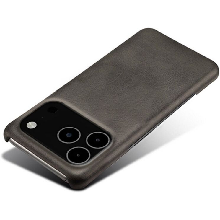 Захисний чохол Deexe Leather Back Cover для iPhone 18 Pro Max / 17 Pro Max - Black (423816B) Захисний чохол Deexe Leather Back Cover для iPhone 18 Pro Max / 17 Pro Max - Black: фото 3 з 4