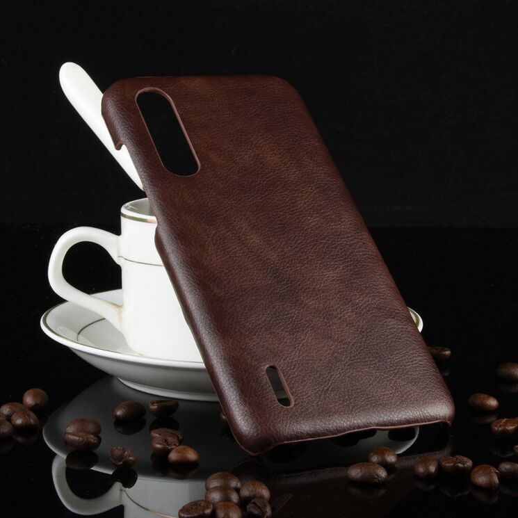 Захисний чохол Deexe Leather Back Cover для Xiaomi Mi CC9 / Mi 9 Lite - Brown: фото 5 з 5