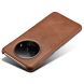 Защитный чехол Deexe Leather Back Cover для Xiaomi Redmi A3 - Brown (349252Z). Фото 3 из 4
