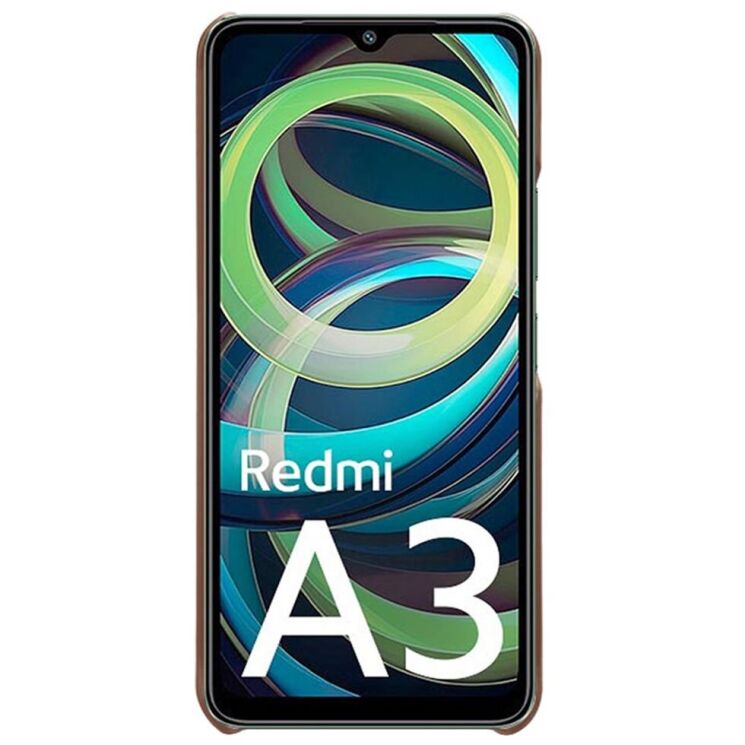 Защитный чехол Deexe Leather Back Cover для Xiaomi Redmi A3 - Brown: фото 4 из 4