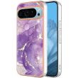 Защитный чехол Deexe Marble Style для Google Pixel 9 Pro XL - Purple (359815V)