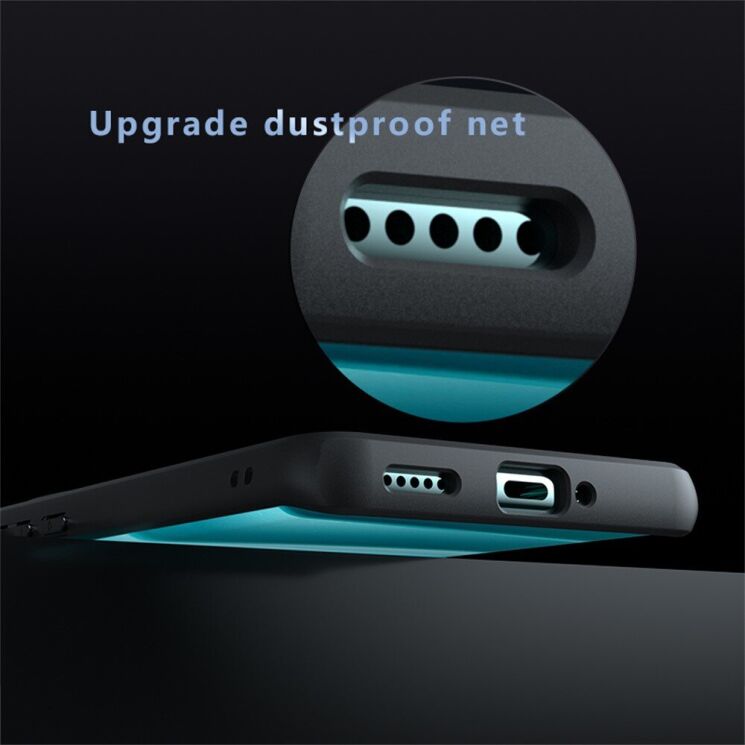 Защитный чехол Deexe Matte Skin для Xiaomi Redmi Note 14 Pro Plus - Transparent / Black: фото 7 из 13