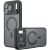 Захисний чохол Deexe Matte Skin with MagSafe для iPhone 18 Pro Max - Transparent / Black: фото 1 з 11