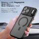Захисний чохол Deexe Matte Skin with MagSafe для iPhone 18 Pro Max - Transparent / Black (423866H). Фото 8 з 11
