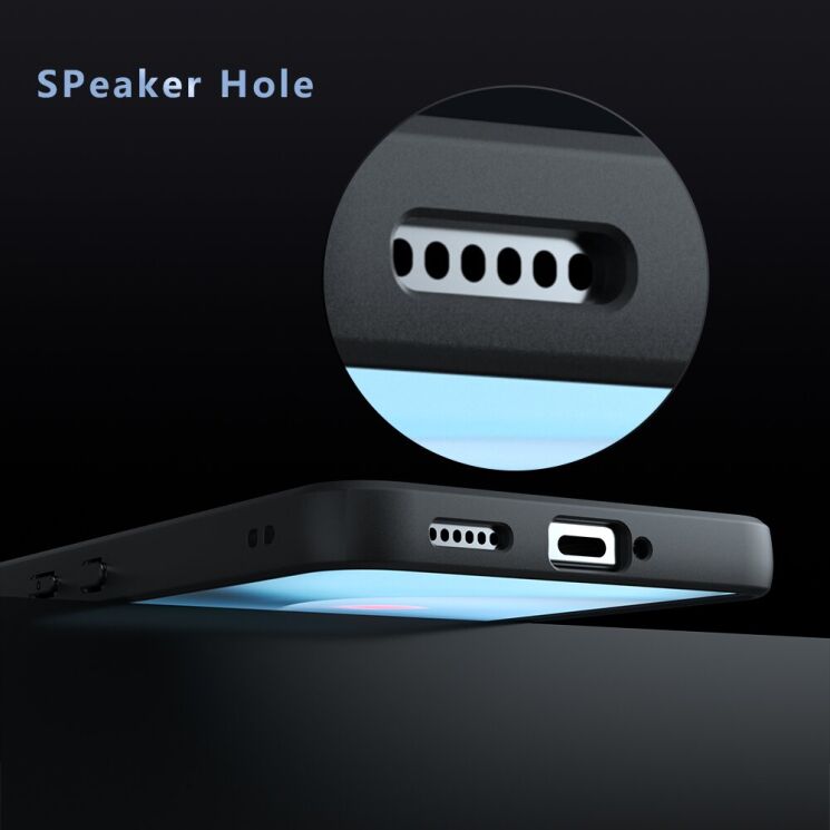 Защитный чехол Deexe Matte Skin with MagSafe для Nothing Phone (3a) Lite - Black: фото 6 из 12