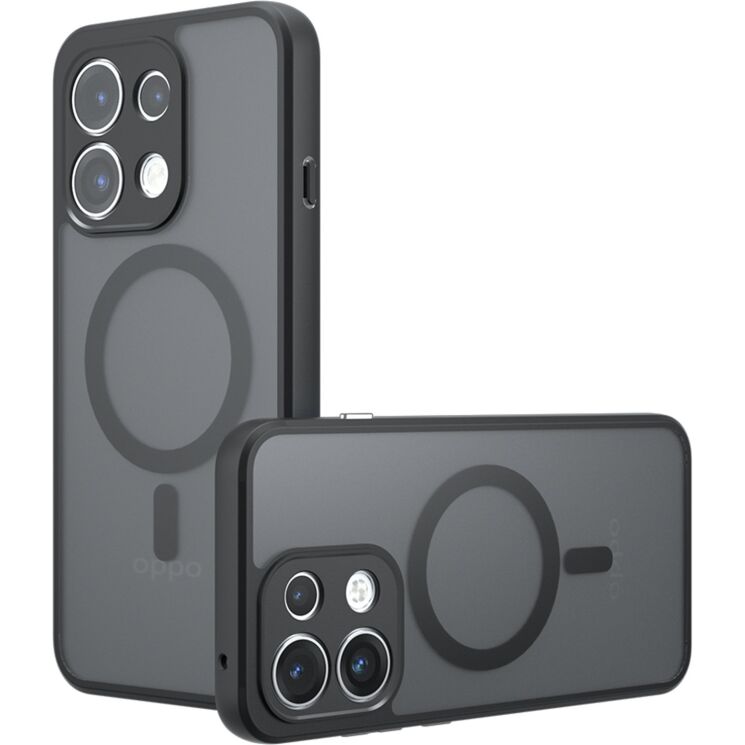 Защитный чехол Deexe Matte Skin with MagSafe для OPPO Reno 16 F/FS - Black (413413B) Защитный чехол Deexe Matte Skin with MagSafe для OPPO Reno 16 F/FS - Black: фото 2 из 10