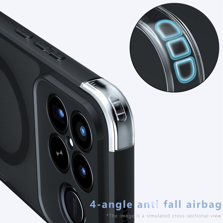 Защитный чехол Deexe Matte Skin with MagSafe для Xiaomi Poco F8 Ultra - Black (403443B) Защитный чехол Deexe Matte Skin with MagSafe для Xiaomi Poco F8 Ultra - Black: фото 7 из 13