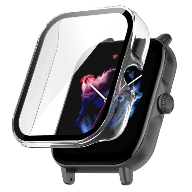 Захисний чохол Deexe Protective Cover для Xiaomi Amazfit GTS 3 - Transparent White: фото 1 з 5