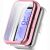 Защитный чехол Deexe Protective Frame для Huawei Band 11 - Electroplated Pink: фото 1 из 7