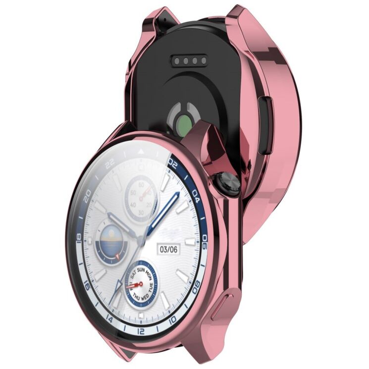 Защитный чехол Deexe Protective Frame для OPPO Watch X / OnePlus Watch 2 - Pink: фото 6 из 7