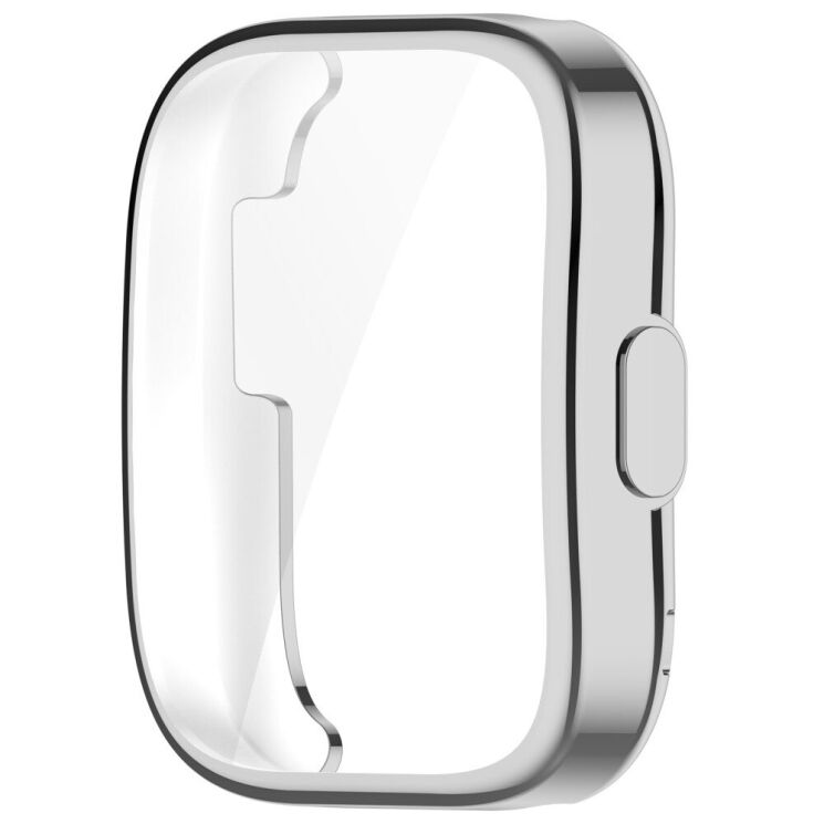 Захисний чохол Deexe Protective Frame для Xiaomi Amazfit Bip 5 - Silver: фото 2 з 8