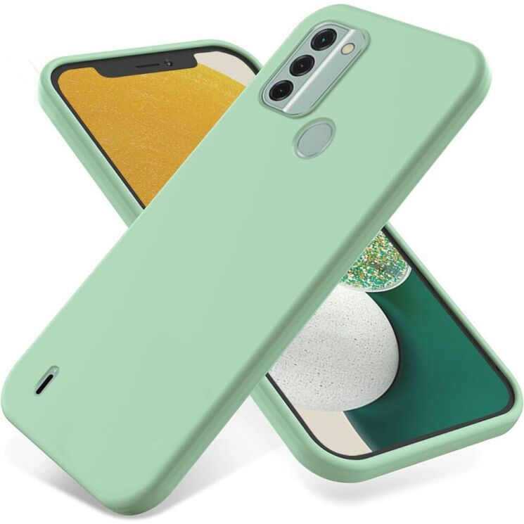 Захисний чохол Deexe Silicone Case для Nokia C31 - Green: фото 1 з 7