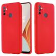 Защитный чехол Deexe Silicone Case для OnePlus Nord N100 - Red (271851R)