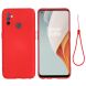 Защитный чехол Deexe Silicone Case для OnePlus Nord N100 - Red (271851R). Фото 2 из 6