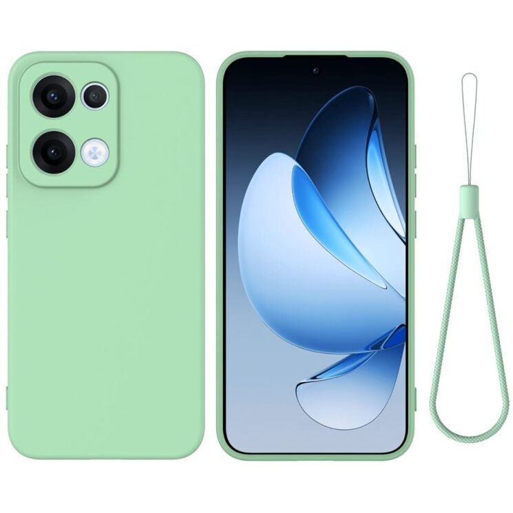 Защитный чехол Deexe Silicone Case для OPPO Reno 13 5G - Green: фото 1 из 8