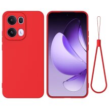 Защитный чехол Deexe Silicone Case для OPPO Reno 13 Pro 5G - Red: фото 1 из 8