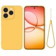 Силиконовый (TPU) чехол Deexe Silicone Case для Realme 15T - Yellow (401305Y)