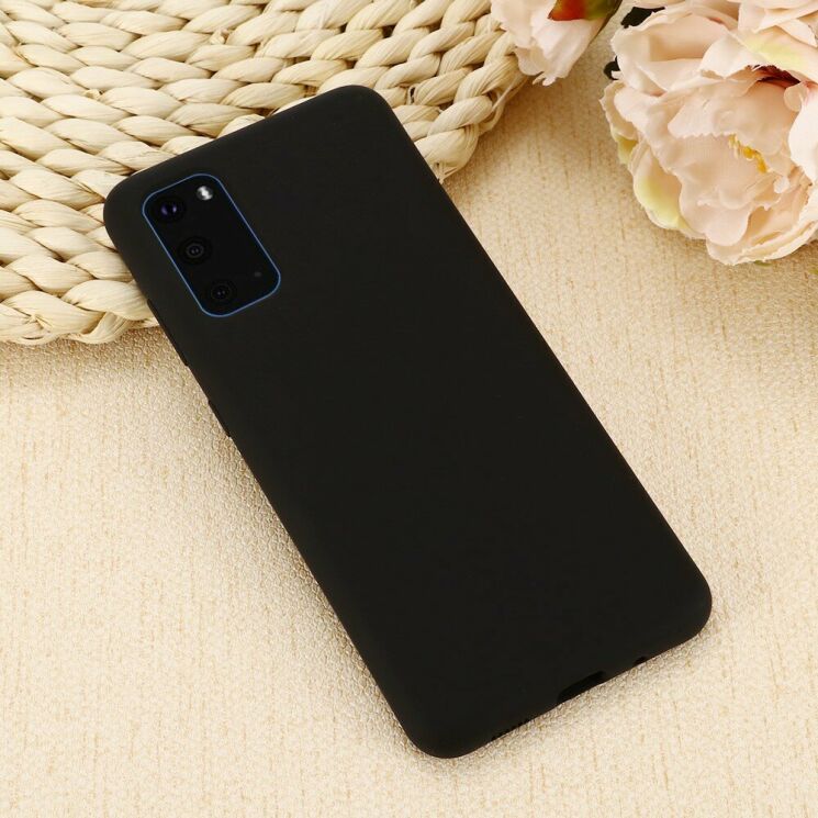 Защитный чехол Deexe Silicone Case для Samsung Galaxy S20 (G980) - Black: фото 6 из 6