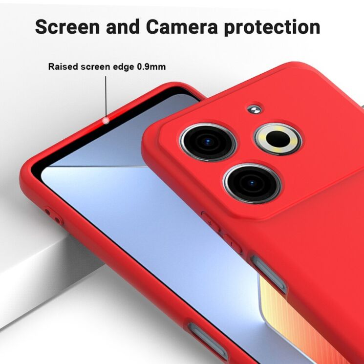 Защитный чехол Deexe Silicone Case для TECNO Pova 6 Neo - Black: фото 4 из 8