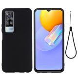 Защитный чехол Deexe Silicone Case для VIVO Y31 / Y53s - Black: фото 1 из 7