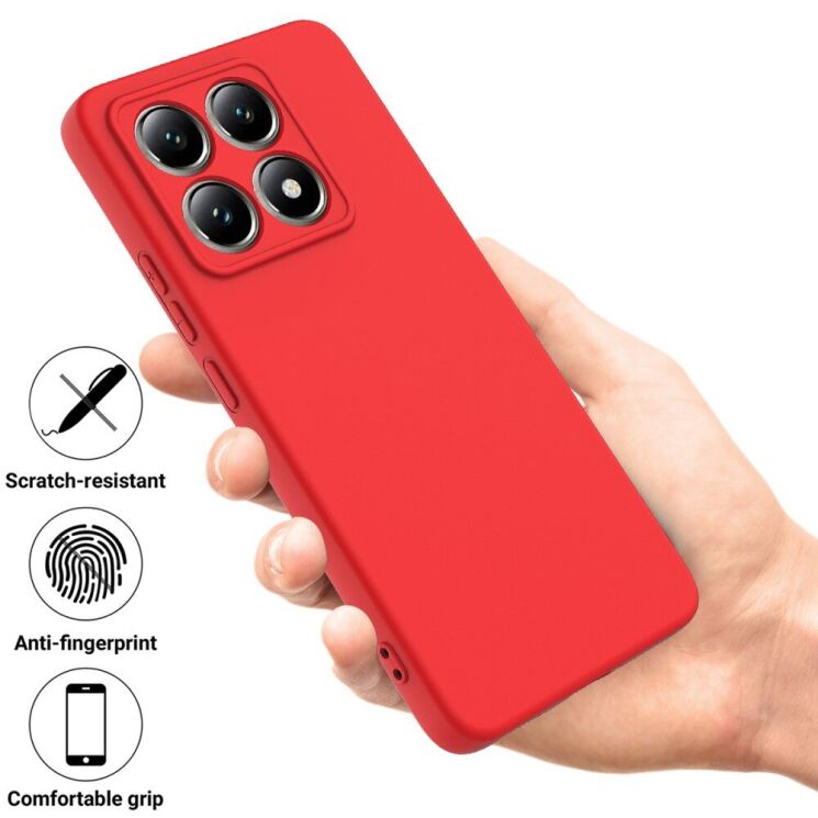 Защитный чехол Deexe Silicone Case для Xiaomi 14T - Black: фото 2 из 8