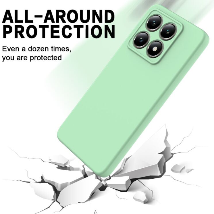 Защитный чехол Deexe Silicone Case для Xiaomi 14T - Black: фото 5 из 8