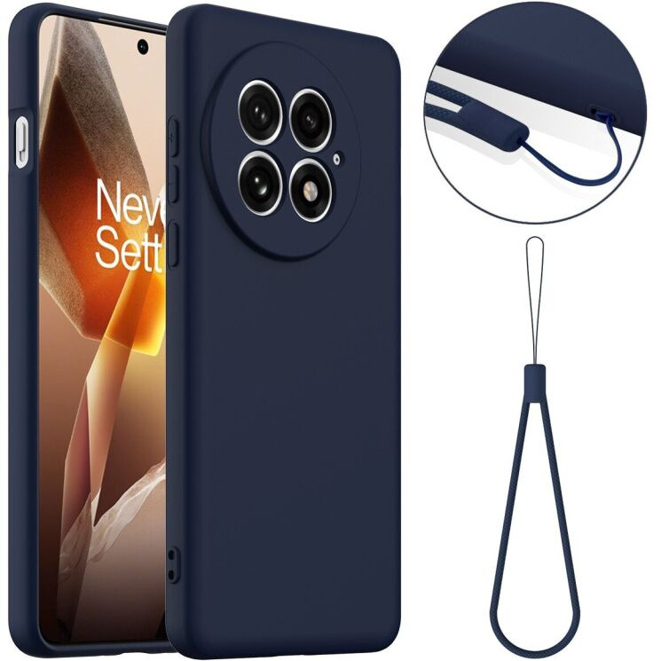 Защитный чехол Deexe Silicone Case with MagSafe для OnePlus 13 - Dark Blue: фото 2 из 9