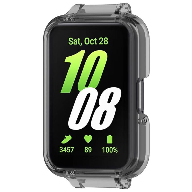Защитный чехол Deexe Armour Frame для Samsung Galaxy Fit 3 - Transparent Black: фото 2 из 7
