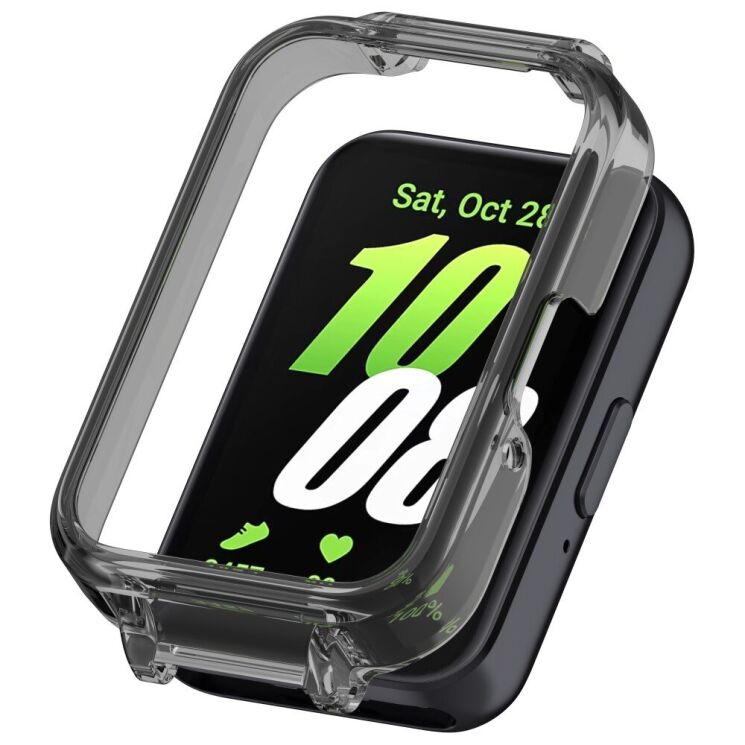 Защитный чехол Deexe Armour Frame для Samsung Galaxy Fit 3 - Transparent Black: фото 1 из 7