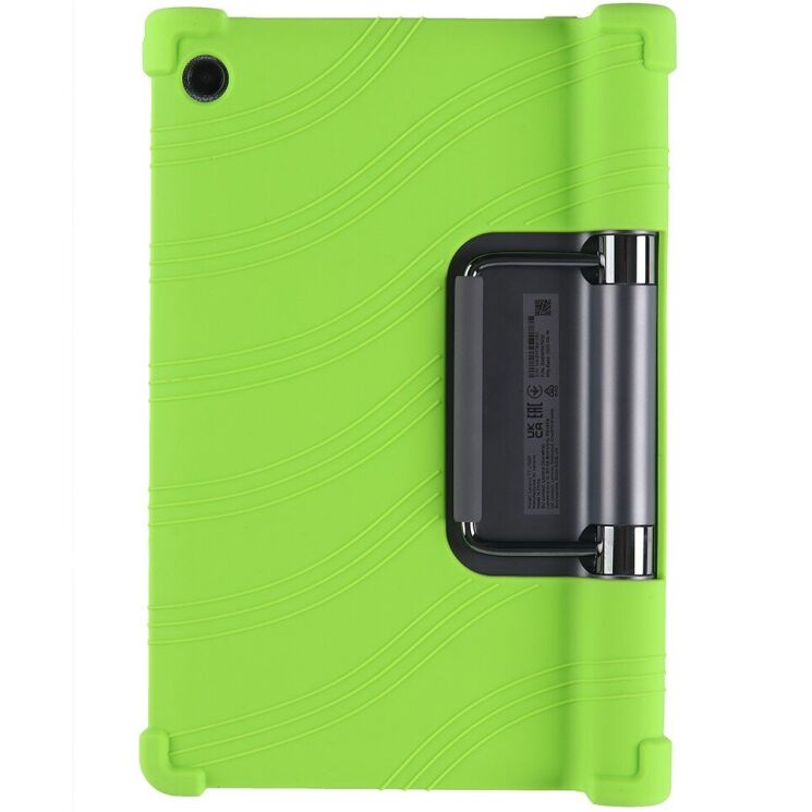 Захисний чохол Deexe Silicone Kickstand для Lenovo Yoga Tab 11 - Green: фото 1 з 8