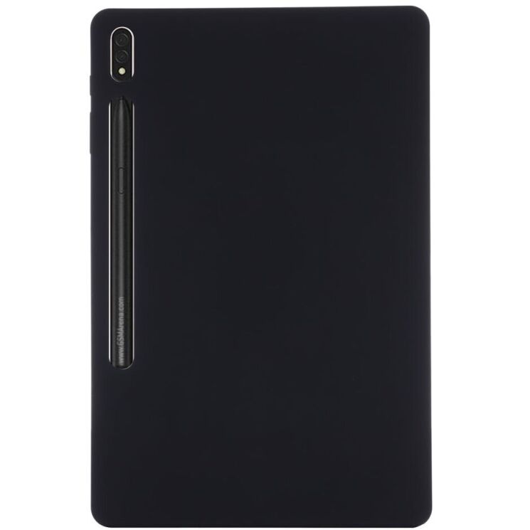 Защитный чехол Deexe Silicone Shell для Samsung Galaxy Tab S10 Plus - Black: фото 3 из 8