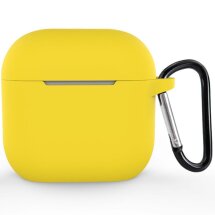 Захисний чохол Deexe Silicone Sleeve для Apple AirPods 4 - Yellow: фото 1 з 11
