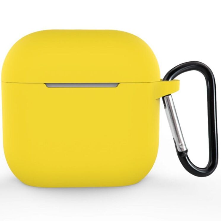Захисний чохол Deexe Silicone Sleeve для Apple AirPods 4 - Yellow: фото 1 з 11
