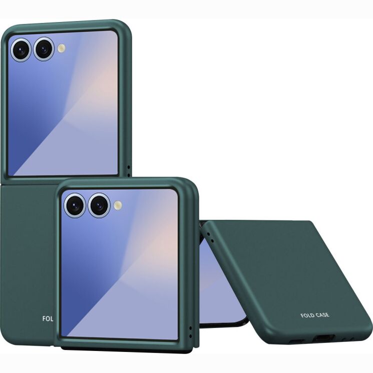 Захисний чохол Deexe Soft Touch Case для Samsung Galaxy Flip 8 - Green (423511G) Захисний чохол Deexe Soft Touch Case для Samsung Galaxy Flip 8 - Green: фото 1 з 8