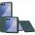 Захисний чохол Deexe Soft Touch Case для Samsung Galaxy Flip 8 - Green: фото 1 з 8
