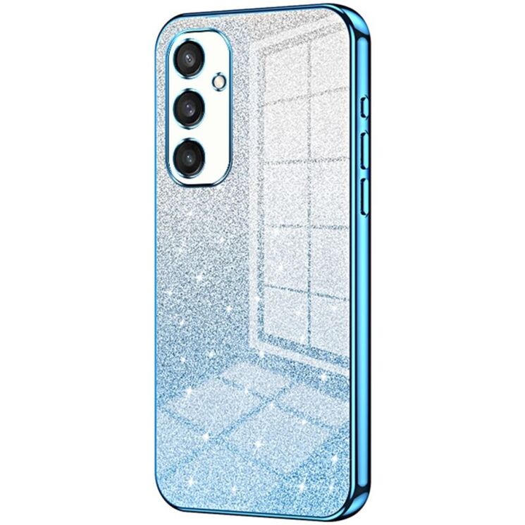 Защитный чехол Deexe Sparkles Cover для Samsung Galaxy S25 (S931) - Blue: фото 1 из 7