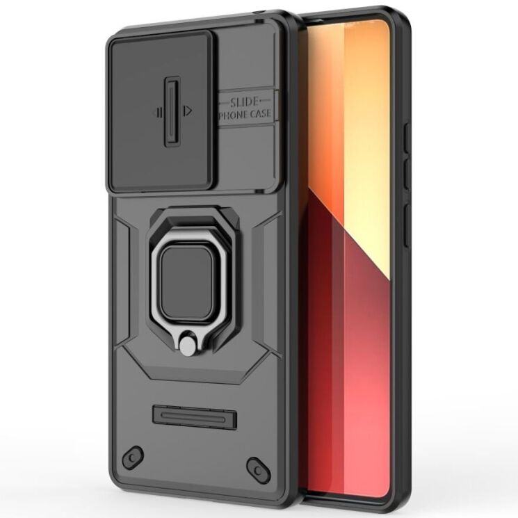 Защитный чехол Deexe Stellar Shield для Xiaomi Redmi Note 13 Pro 4G / Poco M6 Pro - Black: фото 2 из 6