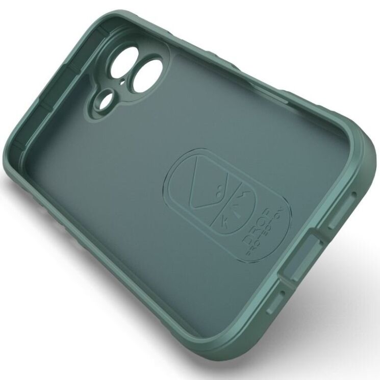 Защитный чехол Deexe Terra Case для Apple iPhone 16 - Green: фото 3 из 7