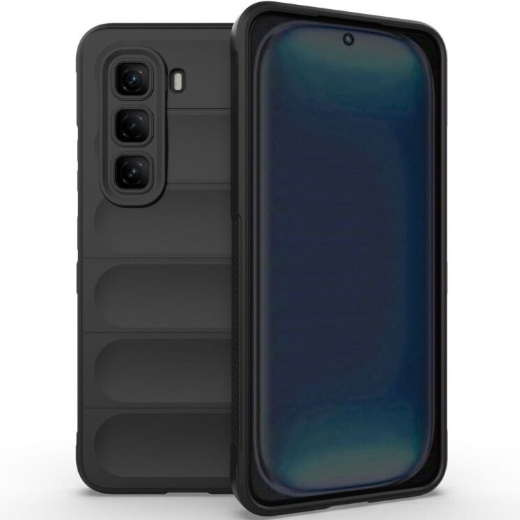 Защитный чехол Deexe Terra Case для Infinix Hot 50 Pro - Black: фото 1 из 6