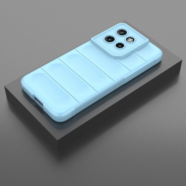 Захисний чохол Deexe Terra Case для Motorola Edge 50 Neo - Baby Blue: фото 3 з 7