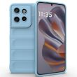 Захисний чохол Deexe Terra Case для Motorola Edge 50 Neo - Baby Blue (367117TT)