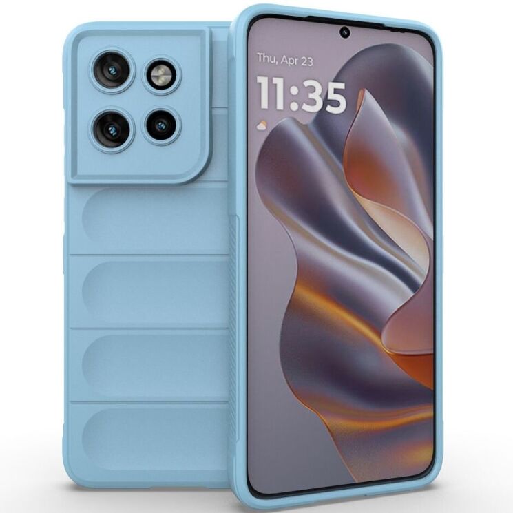 Захисний чохол Deexe Terra Case для Motorola Edge 50 Neo - Baby Blue: фото 1 з 7