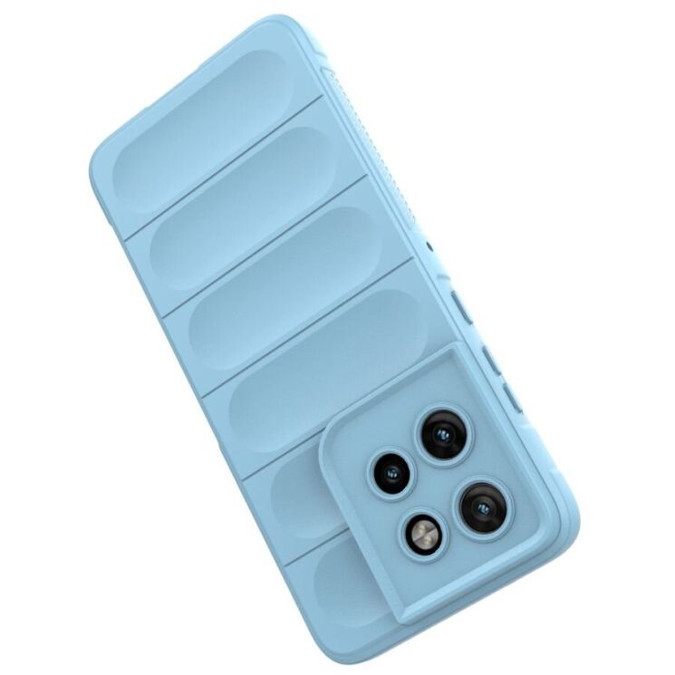 Захисний чохол Deexe Terra Case для Motorola Edge 50 Neo - Baby Blue: фото 2 з 7