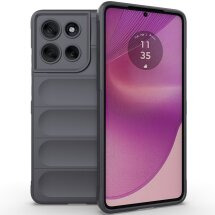 Защитный чехол Deexe Terra Case для Motorola Moto G86 - Dark Grey: фото 1 из 4