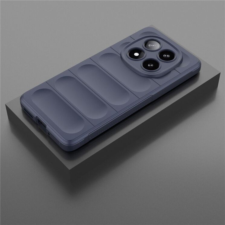 Захисний чохол Deexe Terra Case для Xiaomi Redmi Note 14 Pro 5G - Dark Blue: фото 6 з 6