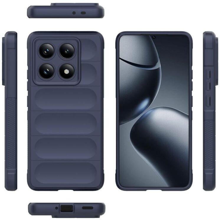 Защитный чехол Deexe Terra Case для Xiaomi Redmi Note 14 Pro 5G - Dark Blue: фото 5 из 9