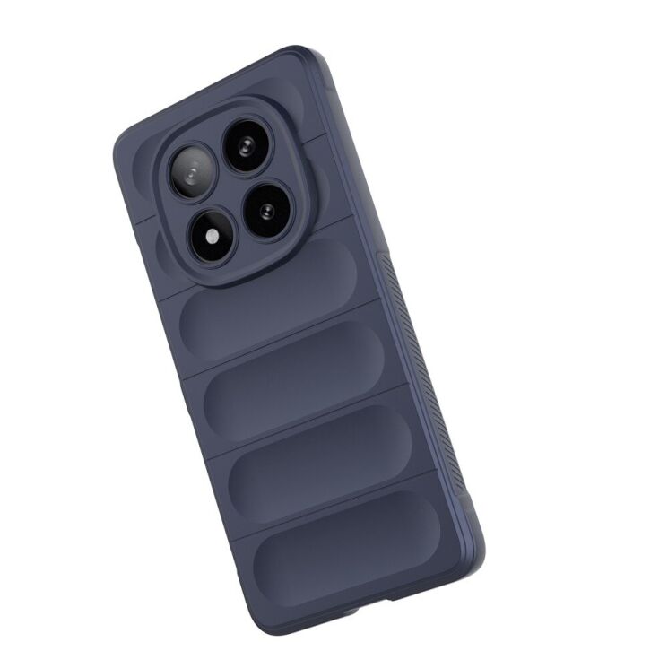 Захисний чохол Deexe Terra Case для Xiaomi Redmi Note 14 Pro 5G - Dark Blue: фото 4 з 6