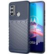 Защитный чехол Deexe Thunder Series для Motorola Moto G60 - Blue (286205L)