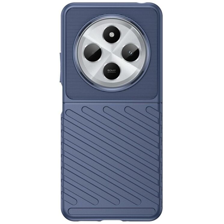 Защитный чехол Deexe Thunder Series для Xiaomi Redmi 14C / Redmi A4 5G / Poco C75 - Blue: фото 2 из 8